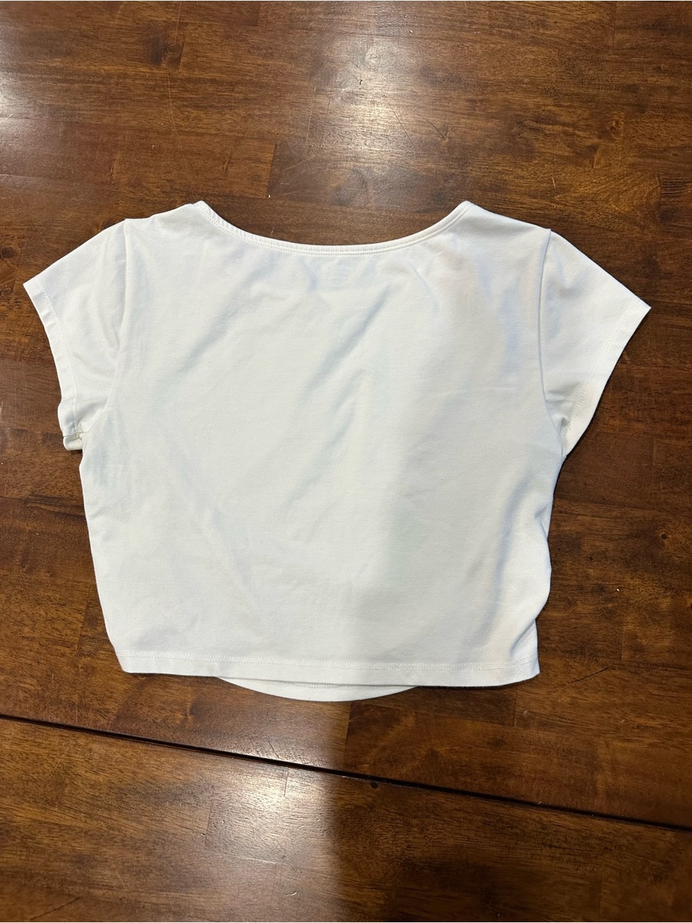 Old Navy Active Cropped Rouched Powerchill Go-Dry Tee - Picture 4 of 4